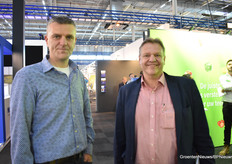 Richard Vermeer and Bert Strikkers of Alumat Zeeman.               